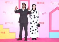 Anupam Tripathi and Kim Joo-ryoung attend the global premiere of "Squid Game Season 2" on December 09, 2024 in Seoul, South Korea | Image via: Getty